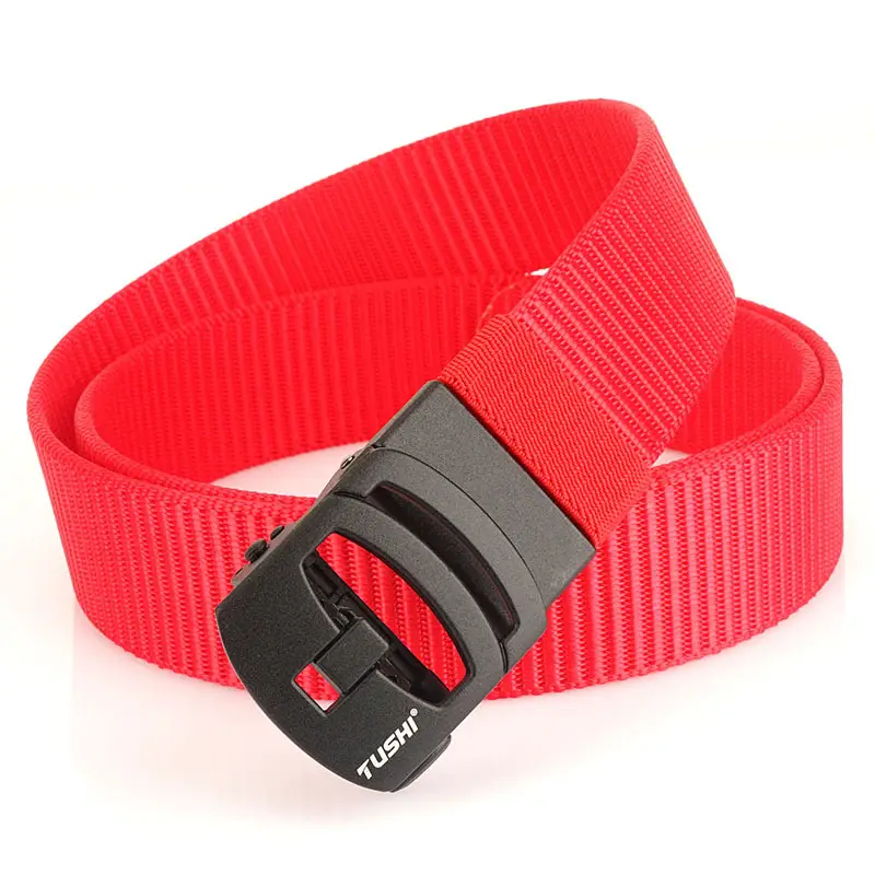 Nylon Belt with Toothless Buckle for Men - Image 8