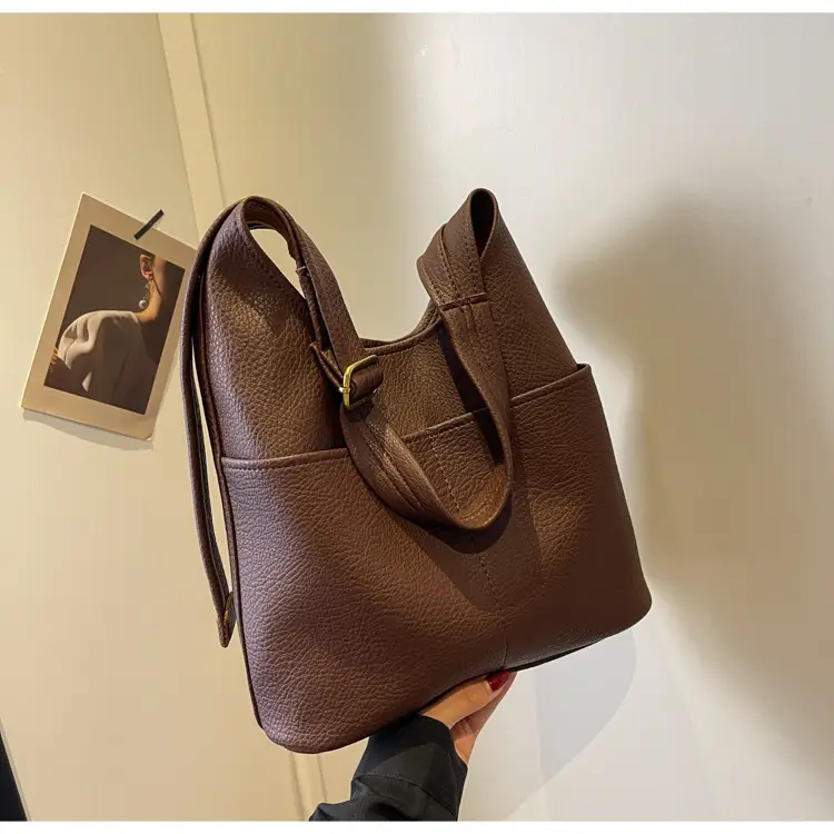Brown Leather Shoulder Crossbody Bag for Women — feature 16