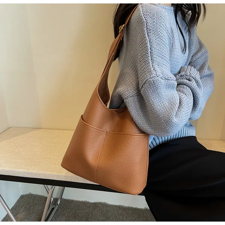 Brown Leather Shoulder Crossbody Bag for Women — feature 20