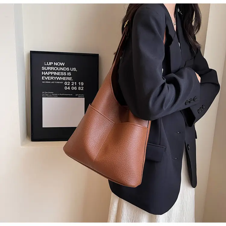 Brown Leather Shoulder Crossbody Bag for Women — feature 22