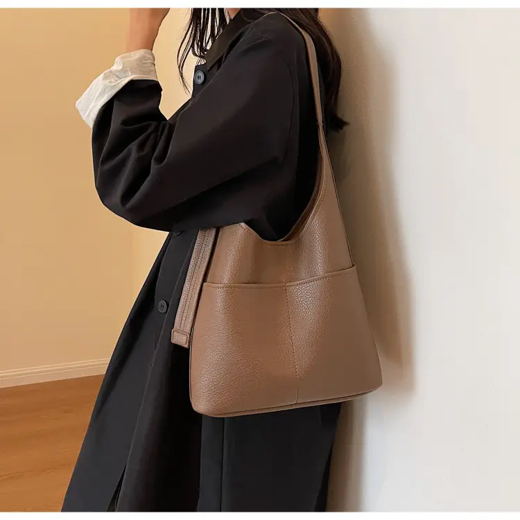 Brown Leather Shoulder Crossbody Bag for Women — feature 25
