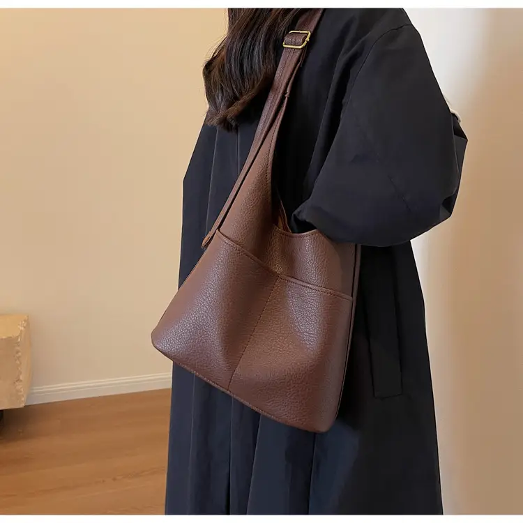 Brown Leather Shoulder Crossbody Bag for Women — feature 27