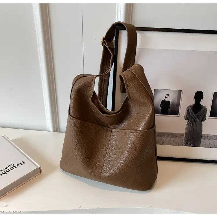 Brown Leather Shoulder Crossbody Bag for Women — feature 8