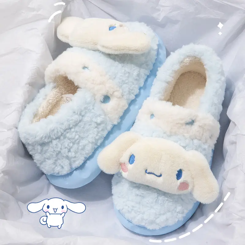 Nanbo wanmeildi cotton slippers winter cute girl heart indoor home genuine goods IP joint name Sanrio - Image 2