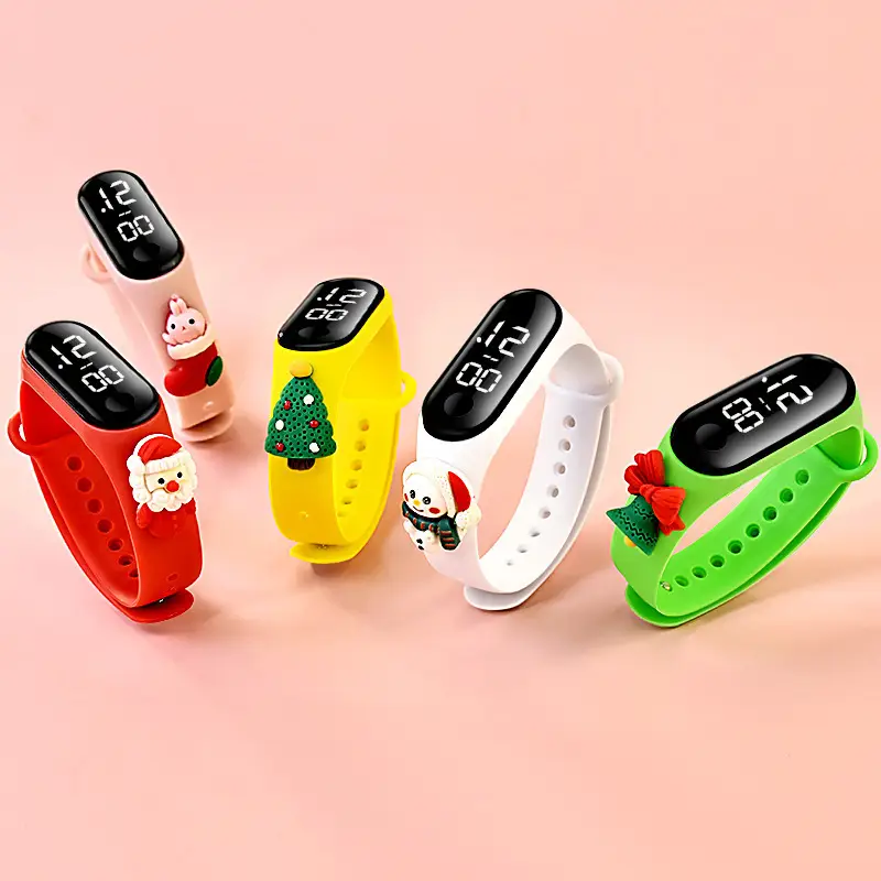 Black LED Digital Watch with Heart Monitor & 10086 Battery — feature 2