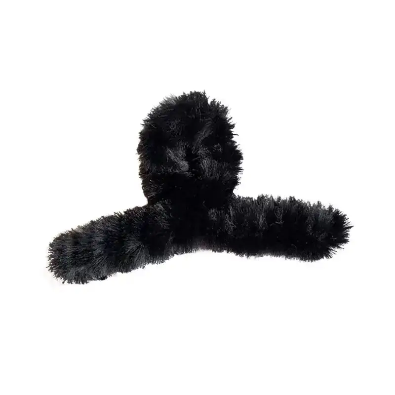 Autumn Winter Plush Clip Hairpin for Girls