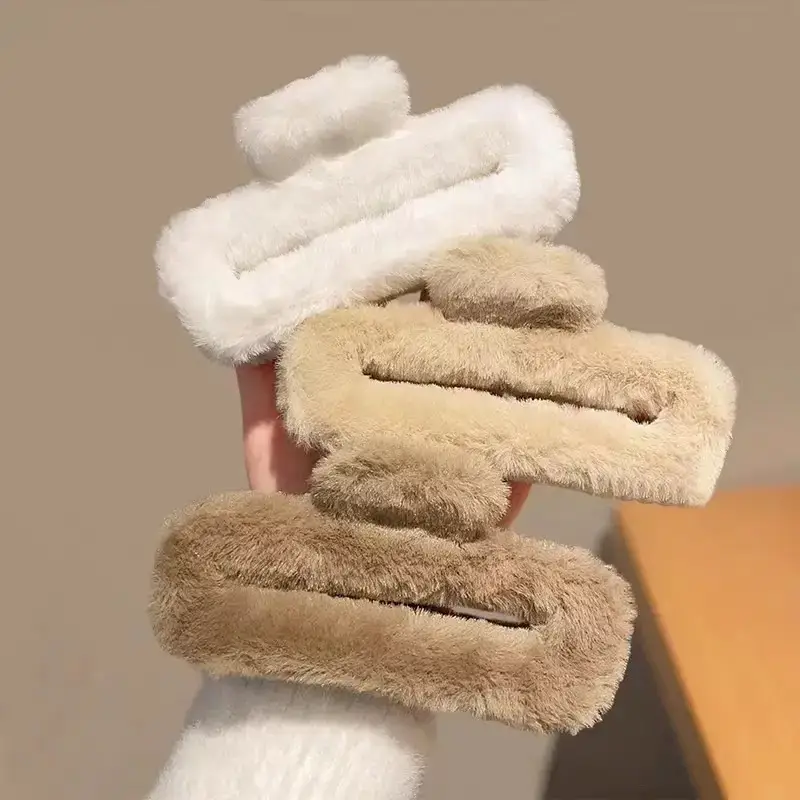 Autumn Winter Plush Clip Hairpin for Girls — feature 21