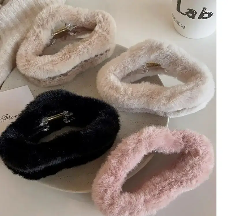 Autumn Winter Plush Clip Hairpin for Girls — feature 23
