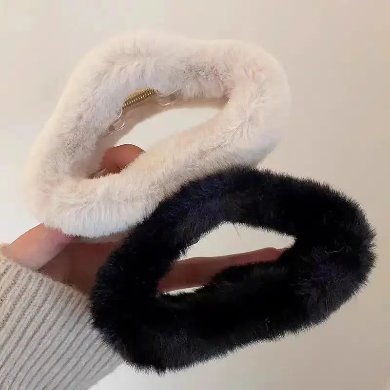 Autumn Winter Plush Clip Hairpin for Girls — feature 25