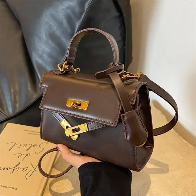 Women Retro Platinum Shoulder Bag 2023 Winter - Image 7