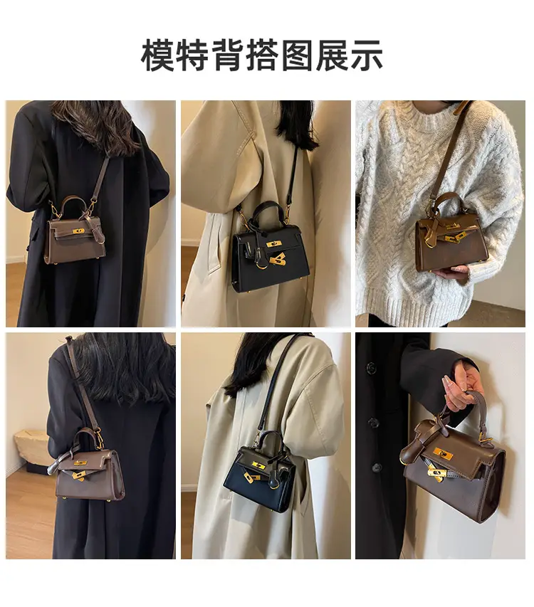 Women Retro Platinum Shoulder Bag 2023 Winter — feature 9