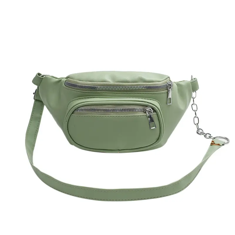 Women's Green Waist Crossbody Bag 2023 New Style - Image 9