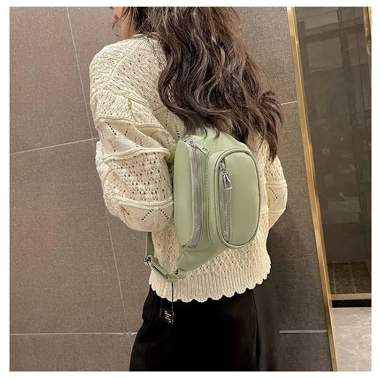 Women's Green Waist Crossbody Bag 2023 New Style — feature 17