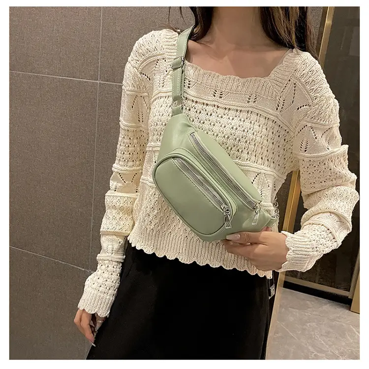 Women's Green Waist Crossbody Bag 2023 New Style — feature 18