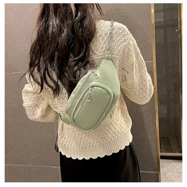 Women's Green Waist Crossbody Bag 2023 New Style — feature 19
