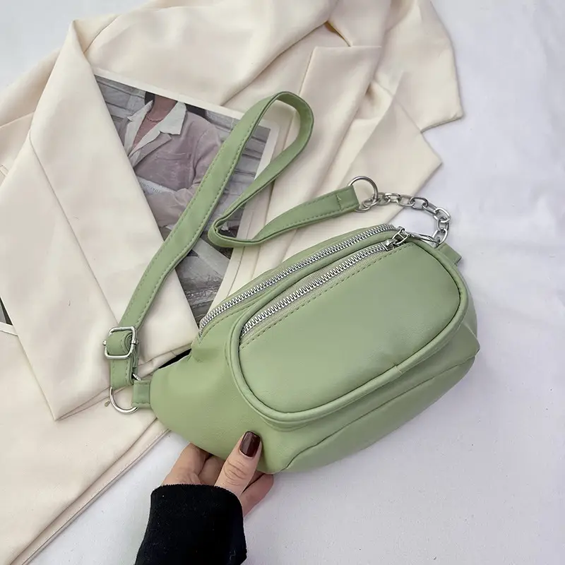 Women's Green Waist Crossbody Bag 2023 New Style - Image 3