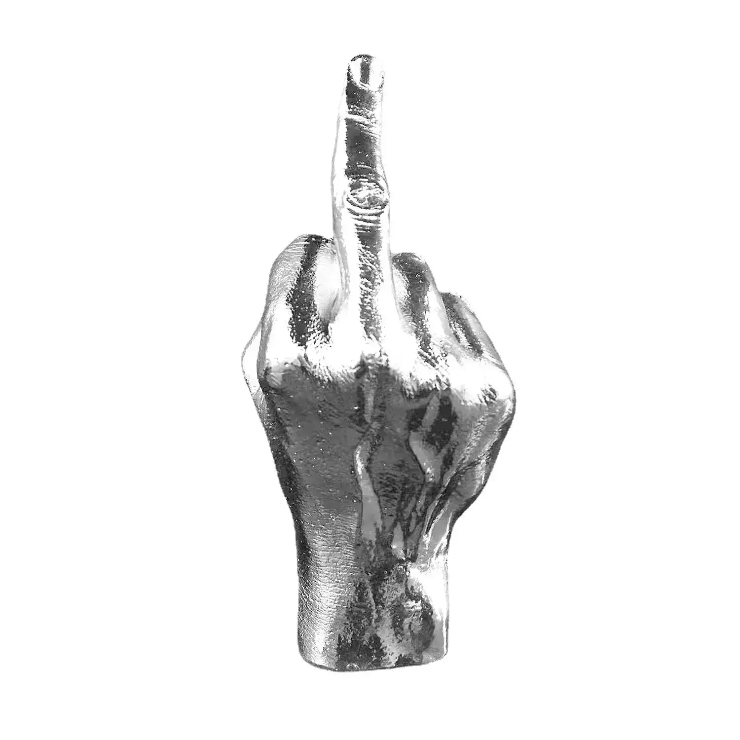 Black Finger Gesture Statue for Home Decor - Image 6