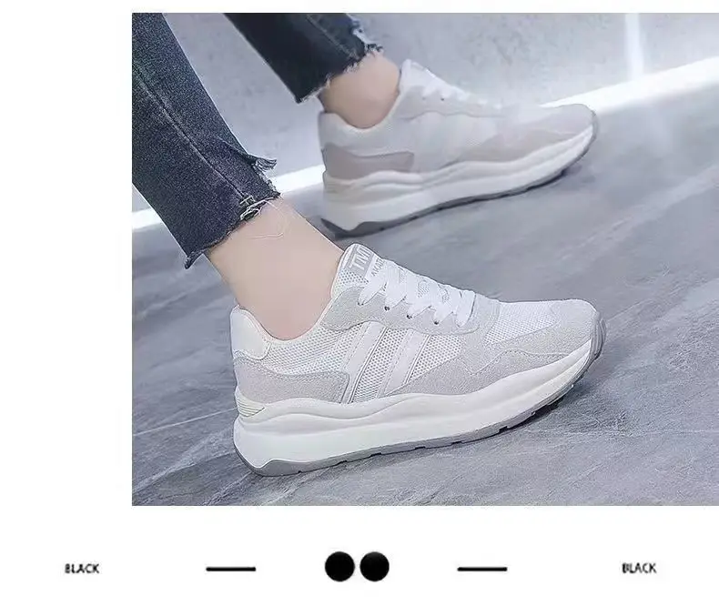 Autumn Style Sneakers, Trendy Thick-Soled Comfortable Flat Shoes, Women's Casual Lightweight Sports Sneakers Wholesale — feature 18