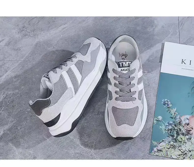 Autumn Style Sneakers, Trendy Thick-Soled Comfortable Flat Shoes, Women's Casual Lightweight Sports Sneakers Wholesale — feature 33