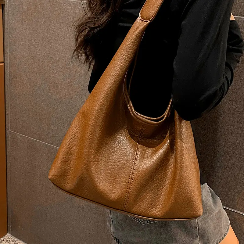 Textured Bucket Bag for Women Autumn 2026