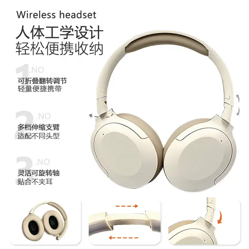 True Wireless Over-Ear Bluetooth Headphones with High Sound Quality - Image 6