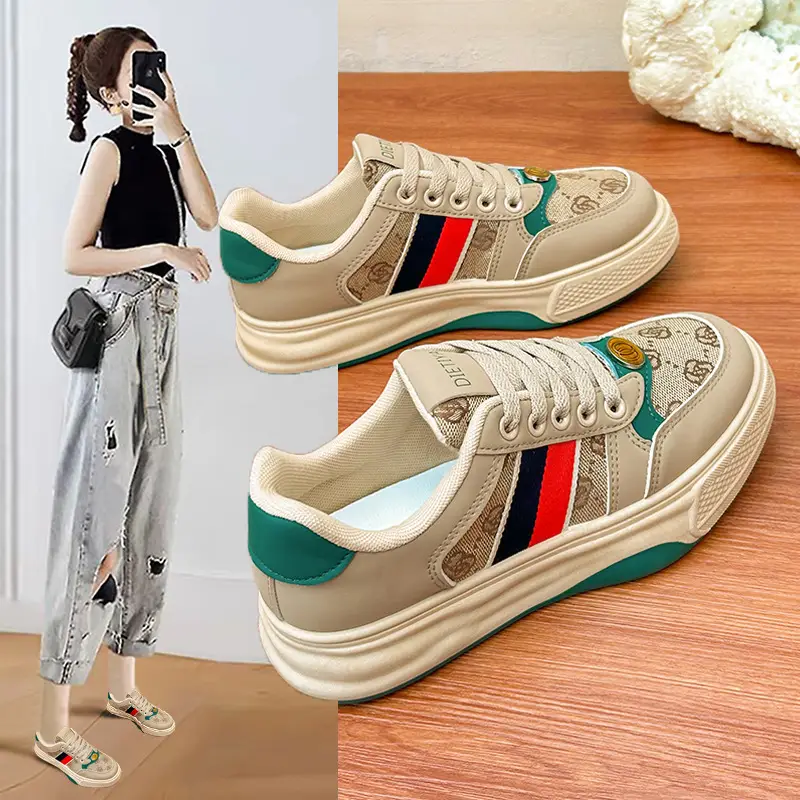 Women's Retro Casual Flat Sneakers Korean Style Comfortable - Image 3