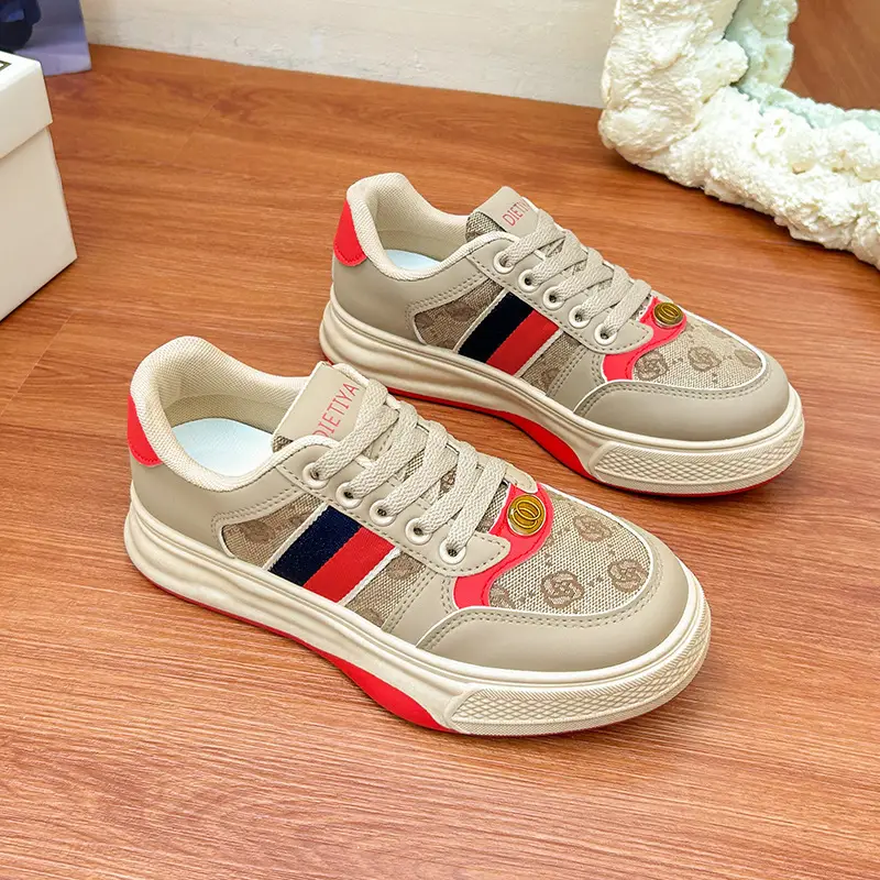 Women's Retro Casual Flat Sneakers Korean Style Comfortable - Image 4