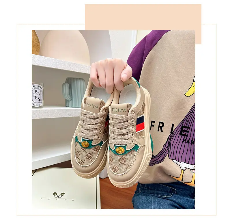 Women's Retro Casual Flat Sneakers Korean Style Comfortable — feature 25