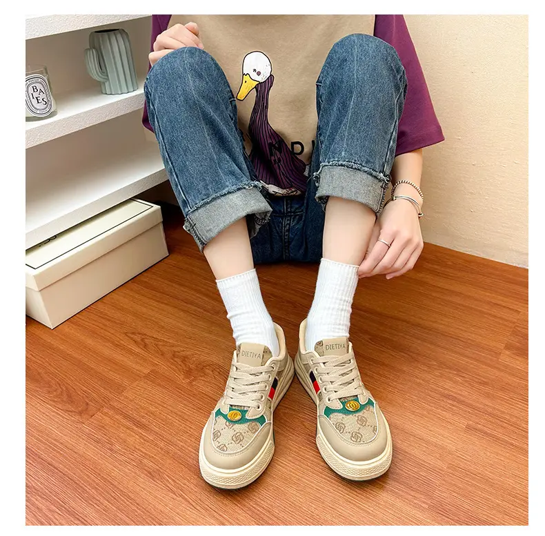 Women's Retro Casual Flat Sneakers Korean Style Comfortable — feature 27