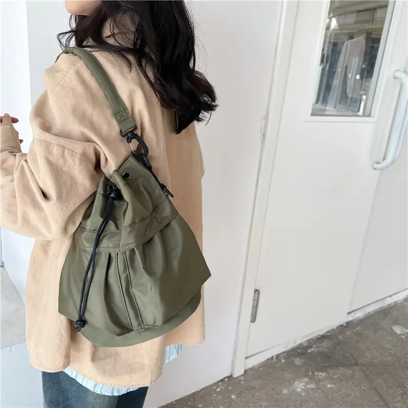 White Korean Style Shoulder Bag for Girls