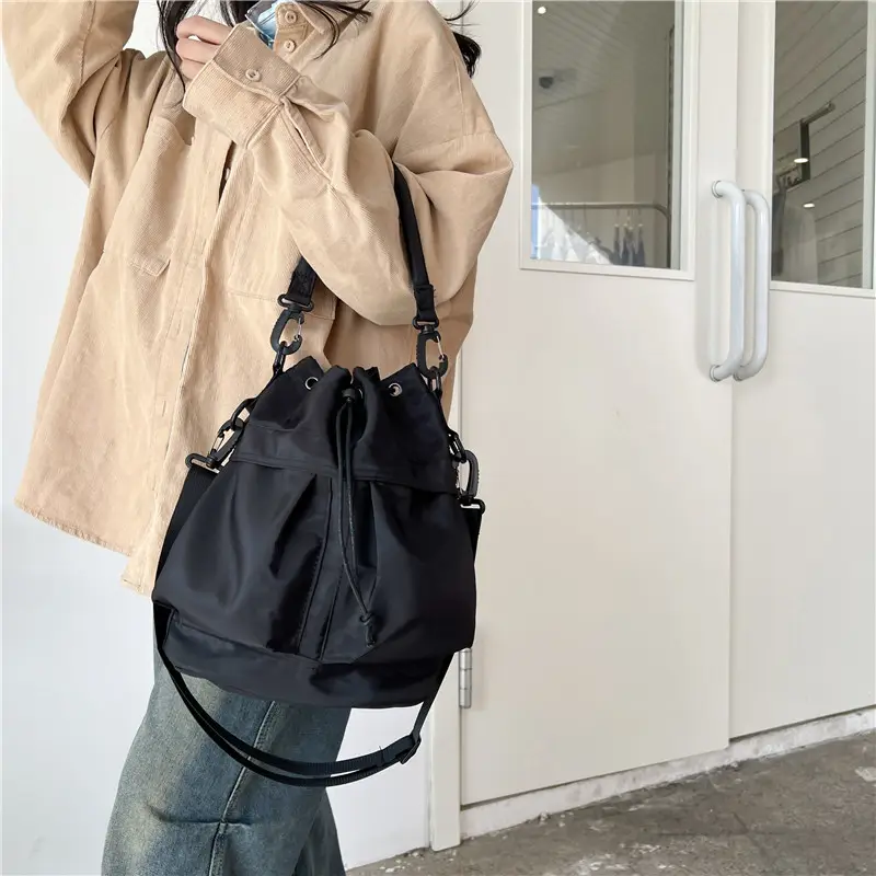 White Korean Style Shoulder Bag for Girls