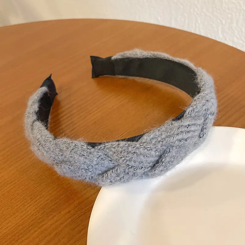 All-Matching Knitted Wool Twist Headbands for Women - Image 4