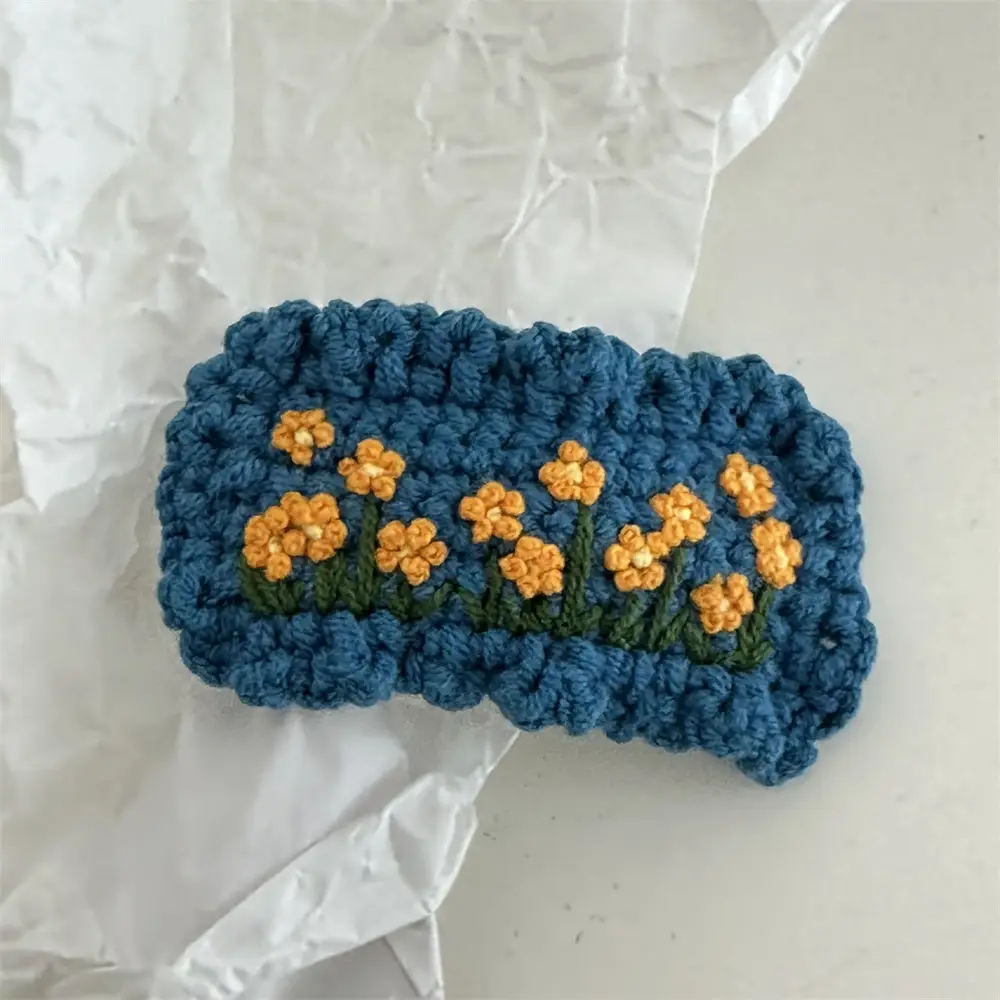Cute Embroidered Hair Clip for Girls Autumn Winter — feature 6