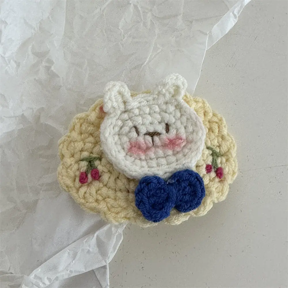 Cute Embroidered Hair Clip for Girls Autumn Winter — feature 9