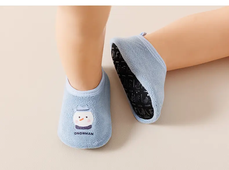 Pink Bunny Baby Floor Socks for Kids Autumn Winter — feature 10