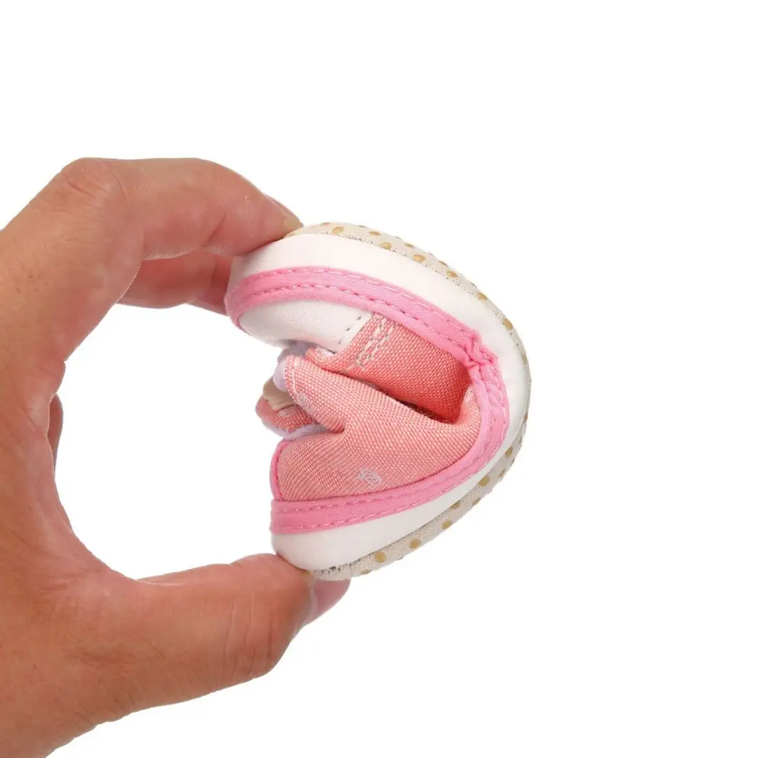 Spring and Autumn casual baby shoes knitted canvas shoes non-slip soft bottom toddler shoes baby shoes 0-18 months breathable wear-resistant - Image 7