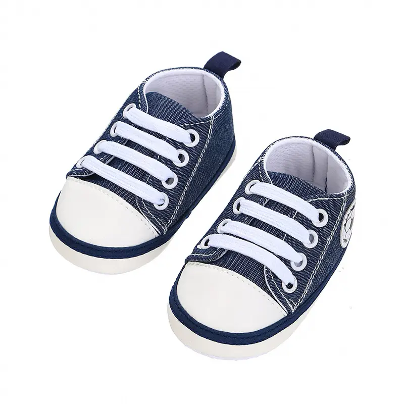 Spring and Autumn casual baby shoes Denim canvas shoes non-slip soft bottom toddler shoes baby shoes 0-18 months breathable wear-resistant - Image 5
