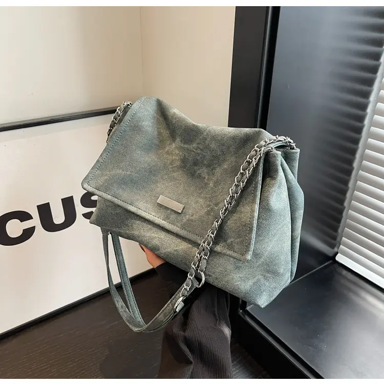 Beige Vintage Chain Shoulder Bag for Women 2026 — feature 36