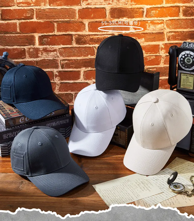 Men's Beige Peaked Cap with Personal Pocket Storage — feature 22