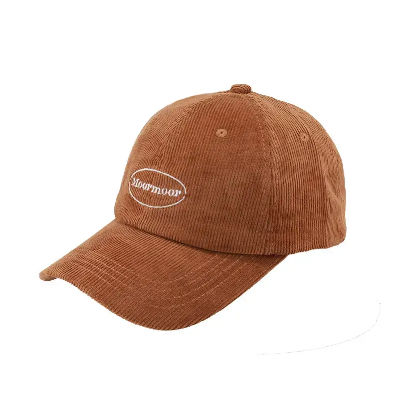 Men's Corduroy Sun Hat Brown Winter Autumn - Image 11