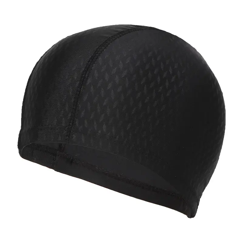Men's swimming cap cloth swimming cap large comfortable ear protection fashion adult swimming hat swimming goggles suit durable