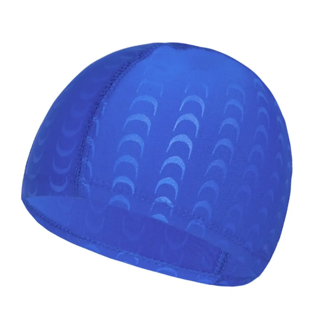 Men's swimming cap cloth swimming cap large comfortable ear protection fashion adult swimming hat swimming goggles suit durable