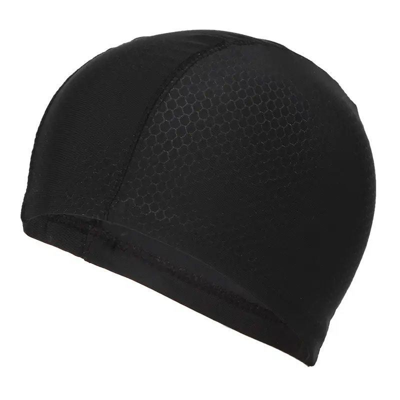 Men's swimming cap cloth swimming cap large comfortable ear protection fashion adult swimming hat swimming goggles suit durable