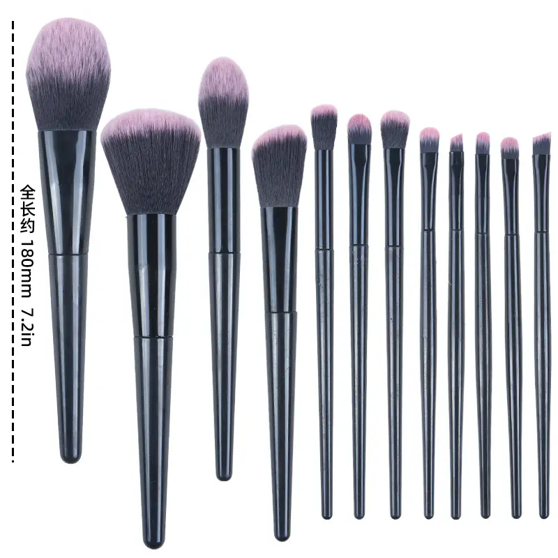 12 Piece Makeup Brushes Set for Foundation, Blush, Eye Shadow