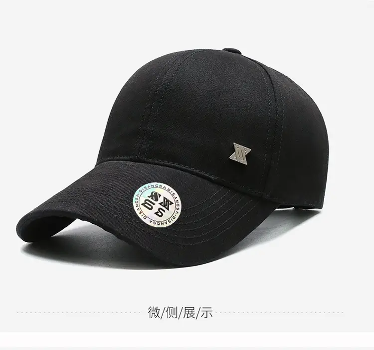 Men's Black Sports Cap Sunshade Travel Cap — feature 11