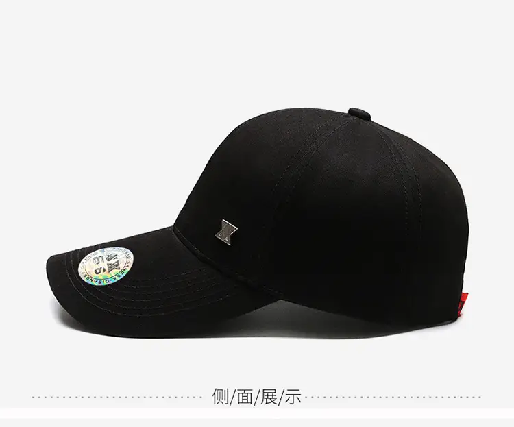 Men's Black Sports Cap Sunshade Travel Cap — feature 12