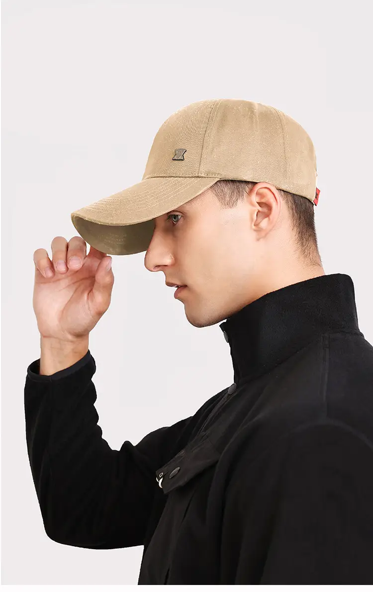 Men's Black Sports Cap Sunshade Travel Cap — feature 20