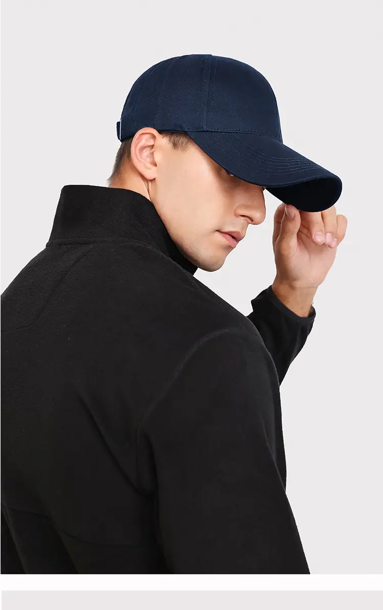 Men's Black Sports Cap Sunshade Travel Cap — feature 21