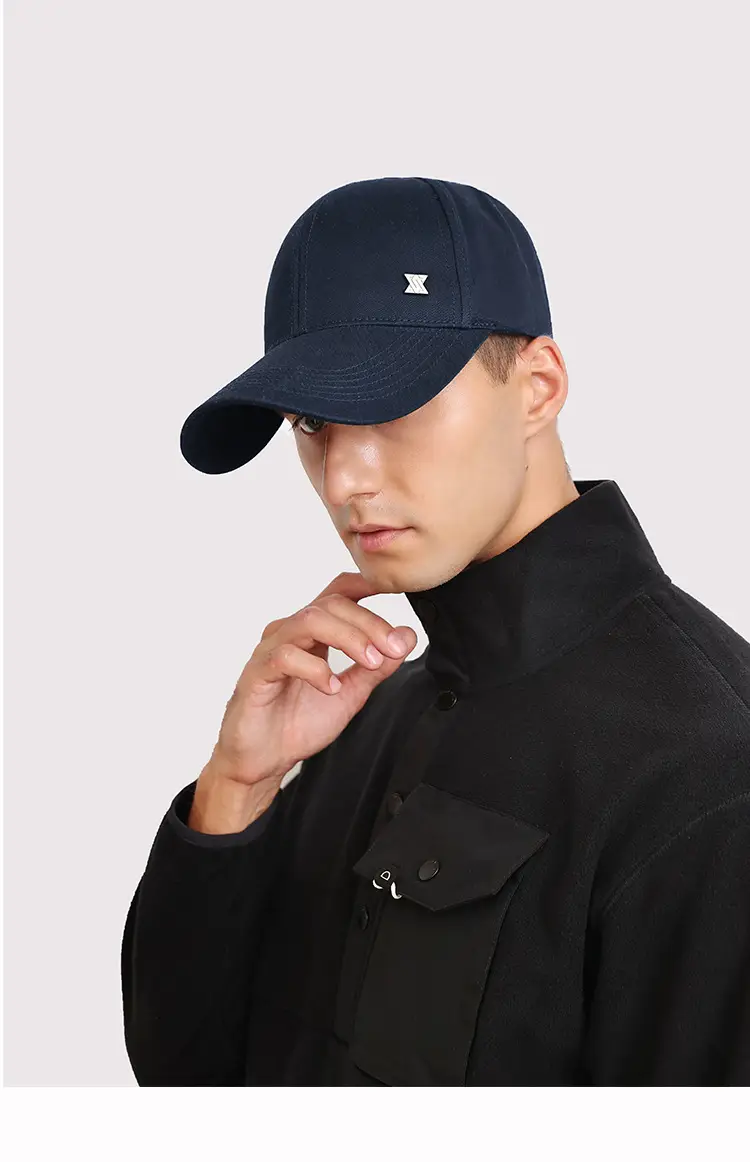Men's Black Sports Cap Sunshade Travel Cap — feature 22