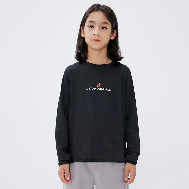Kids Long Sleeve T-Shirt Blue Oversized Summer Wear - Image 2